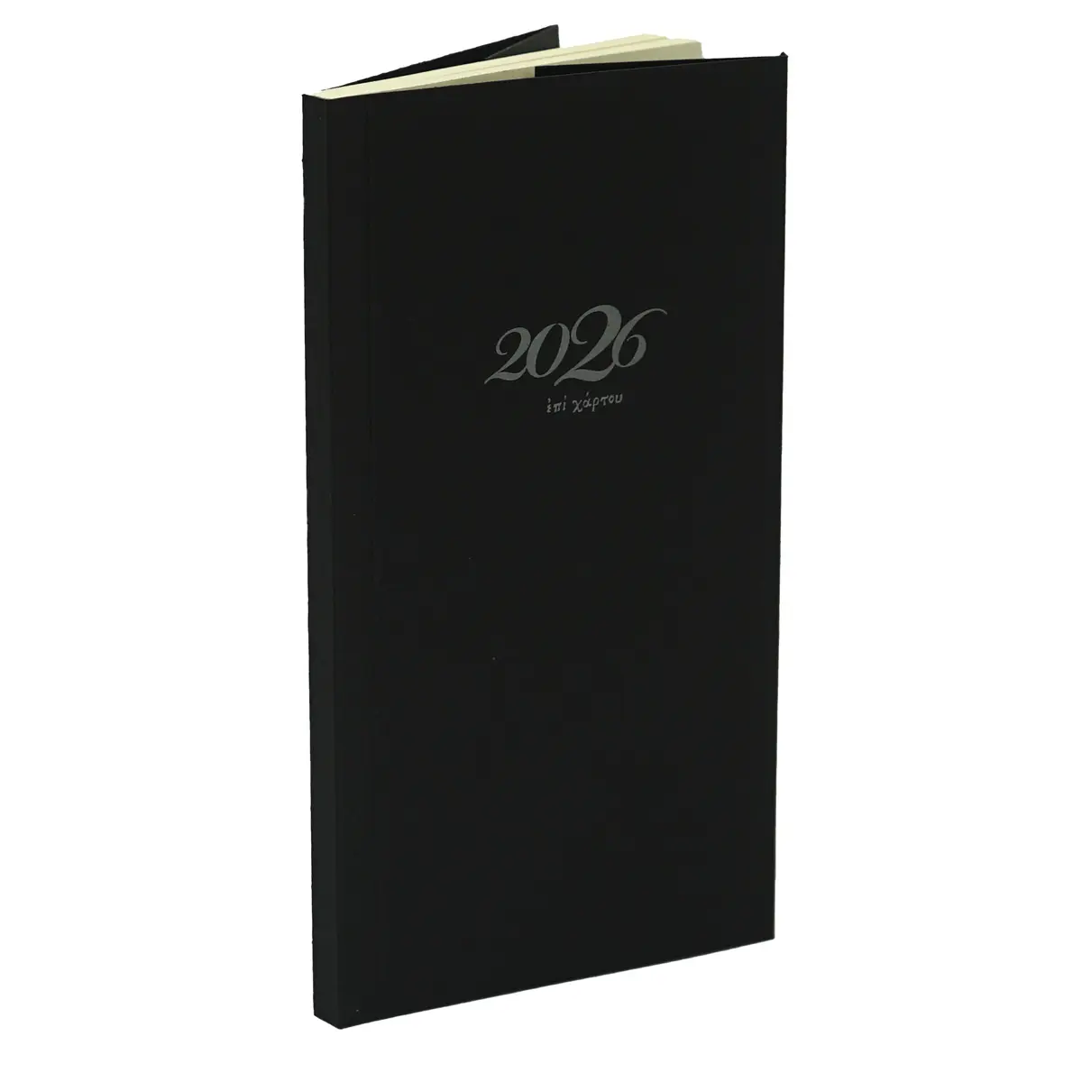 Ατζέντα εβδομαδιαία (8x16) χαρτόδετη με αφτιά μαύρη - Image 2